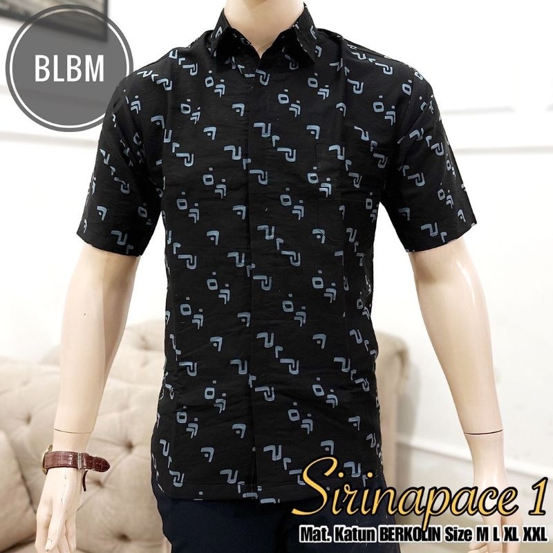 BATIK SIRINAPACE 1 & SIRINAPACCE 2 | LONTARA | Kemeja Batik Pria By BATIK LANANG - Batik Khas Makass