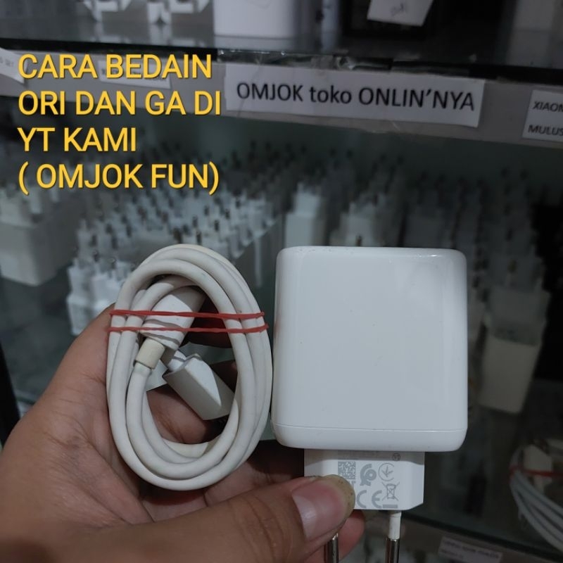 Charger Reno 6 copotan bekas bisa ke realme 7pro 8pro 65watt