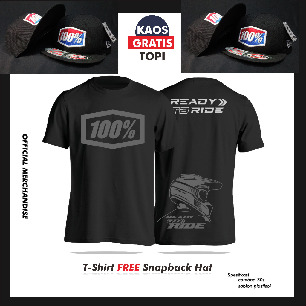 Kaos Gratis Topi/ 89/ Kaos 100%/ Kaos Racing/ Kaos Motorcross/ Kaos Trail/ Kaos Grasstrack/ Kaos Gra