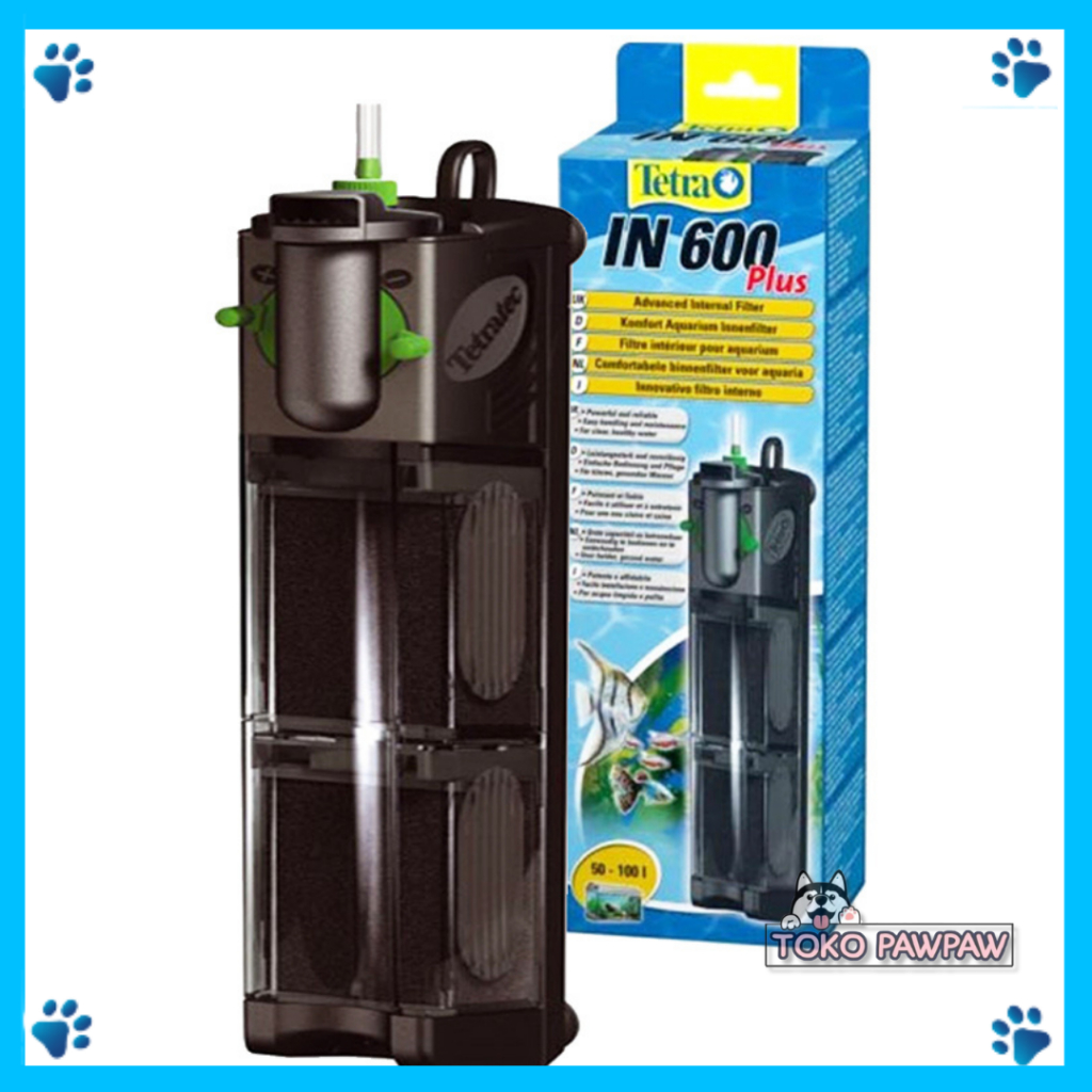 TETRATEC IN FILTER IN 600 PLUS Filter Penyaring Air Aquarium Alat Penyaring Saring Filter Pompa Akua