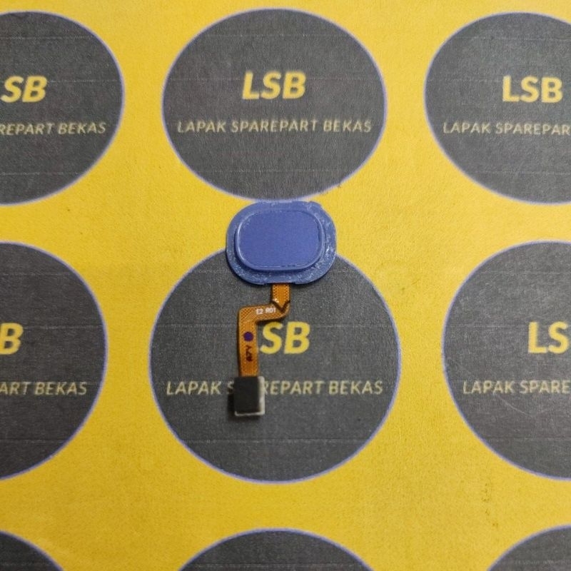 FLEXIBLE FINGERPRINT SAMSUNG A21S A217F BLUE ORIGINAL BEKAS