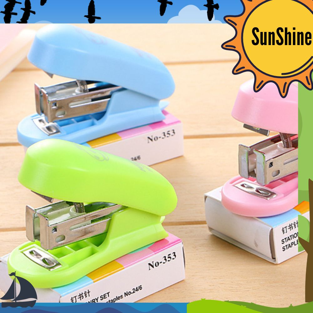 

✨ Sunshine Fancy ✨ Jepretan / Mesin Staples Set Mini Lucu AT0023