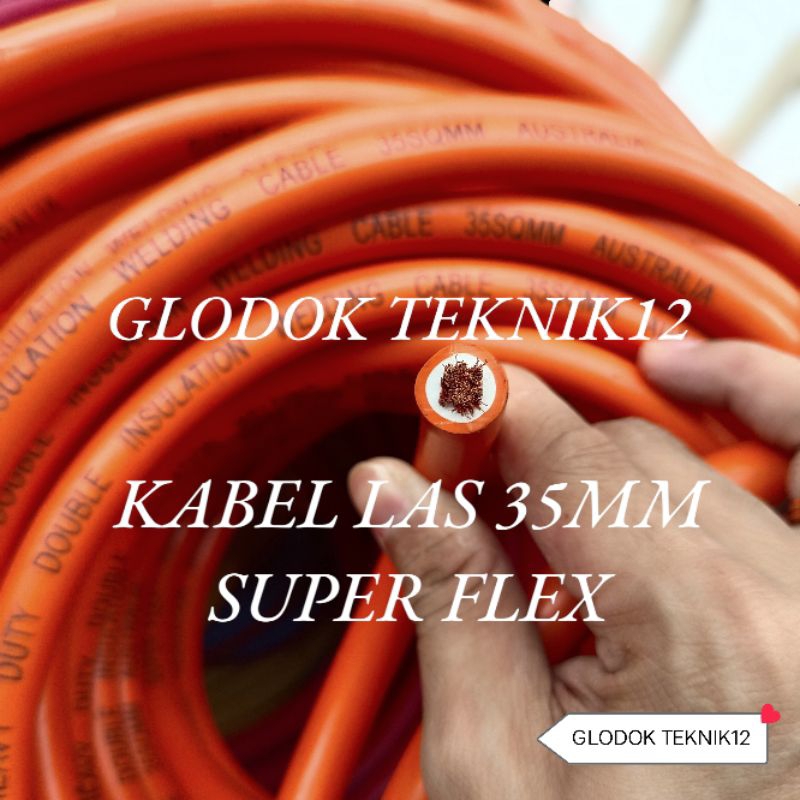 CABEL LAS SUPERFLEX 35MM / KABEL LAS SUPERFLEX 35MM FULL TEMBAGA / CABEL LAS SUPERFLEX FULL TEMBAGA