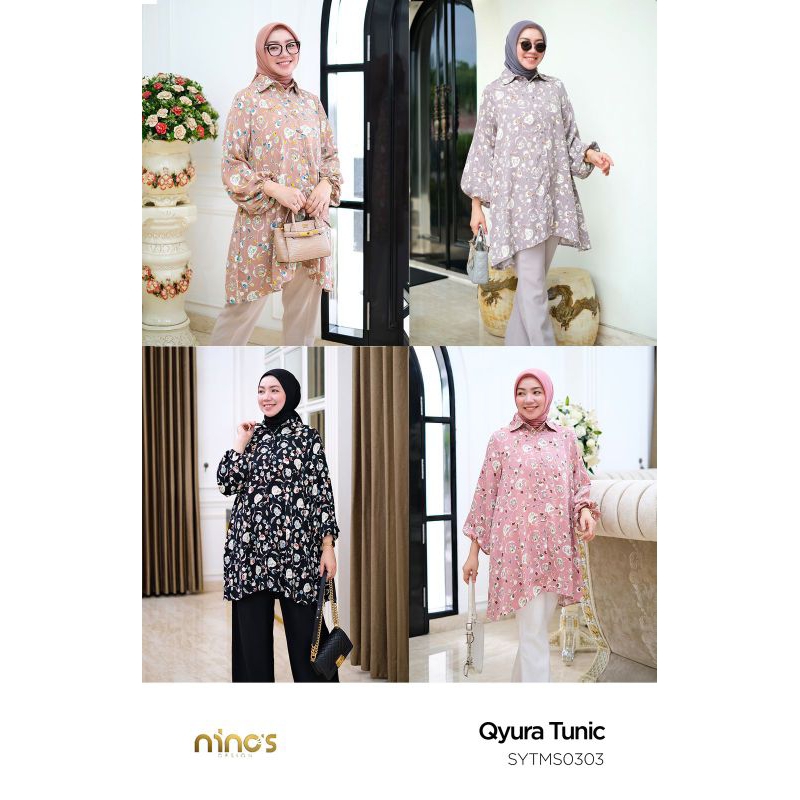 Atasan Terbaru Qyura Tunik by ninos design