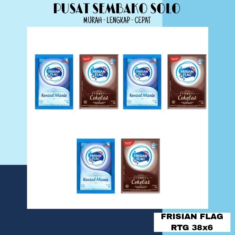 

Frisian Flag Susu Bendera Renteng 38gr x 6pcs