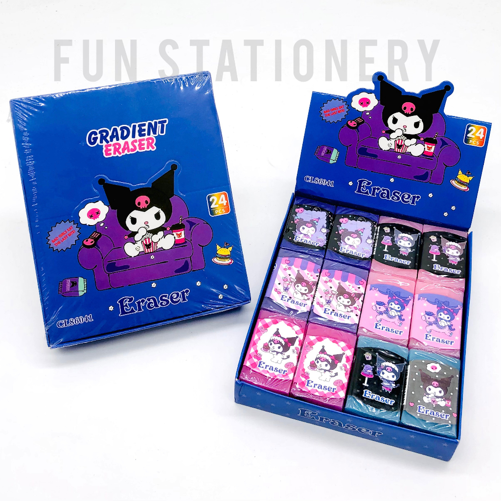 

PENGHAPUS TRANSPARAN KUROMI SANRIO / STIP PENSIL LUCU