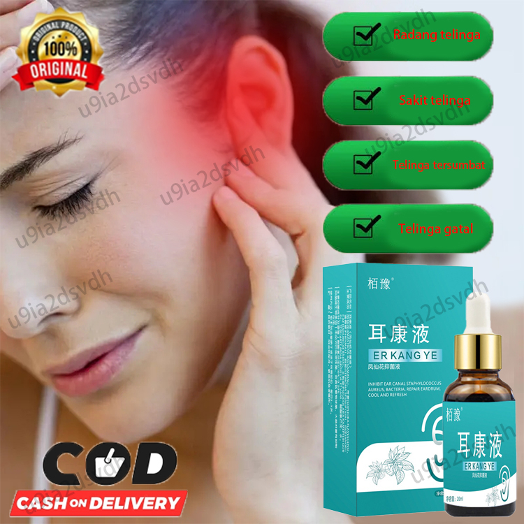100% OriginalObat Tetes Telinga ,Obat Tetes Kotoran Telinga, Penghancur Kotoran Telinga Keras Kering