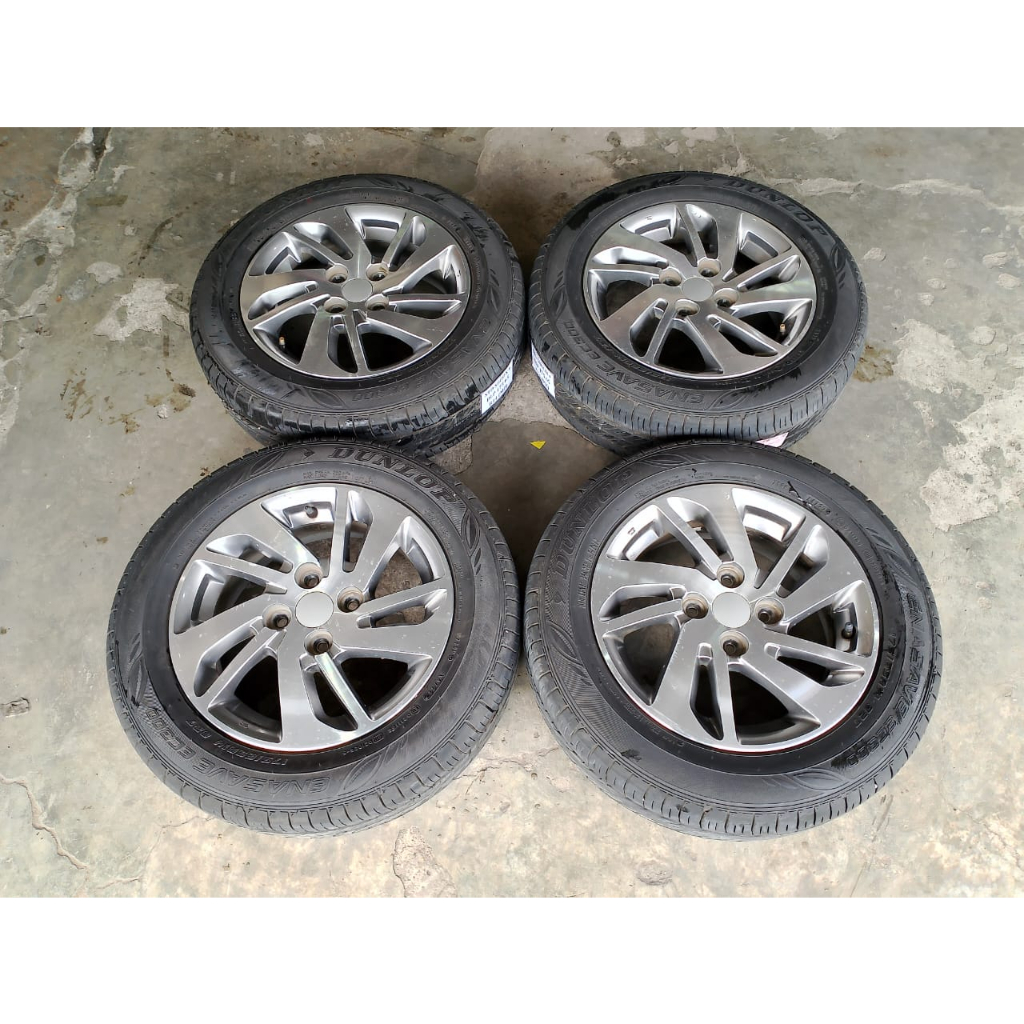 Velg Mobil Original SIRION Ring 14 Pcd 4x100 Ban Dunlop 175 65 R14