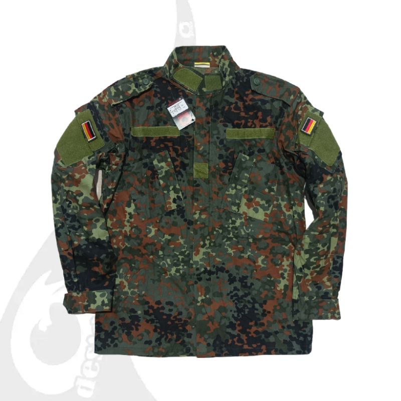 jaket seragam bdu flectran pattern camo
