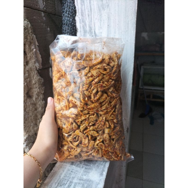 

Basreng pedas daun jeruk 1Kg