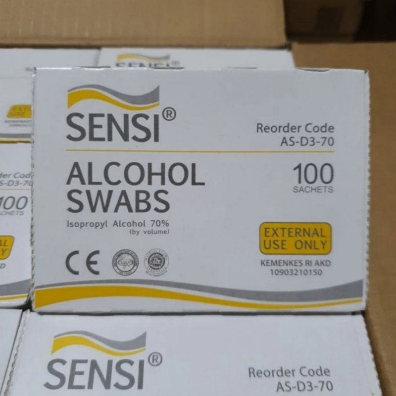 Alcohol Swab SENSI / Tisu Alkohol 70%