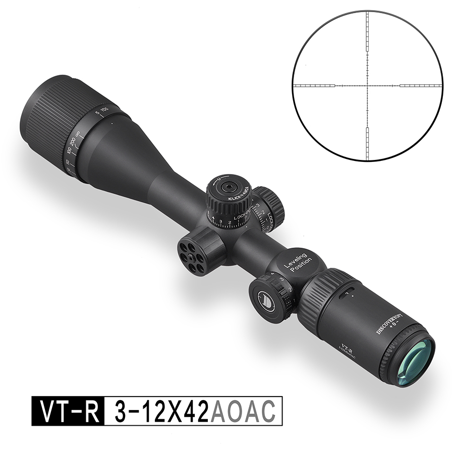 Teleskop Discovery reticle HK Vtr 3-12x42 aoac terbaru