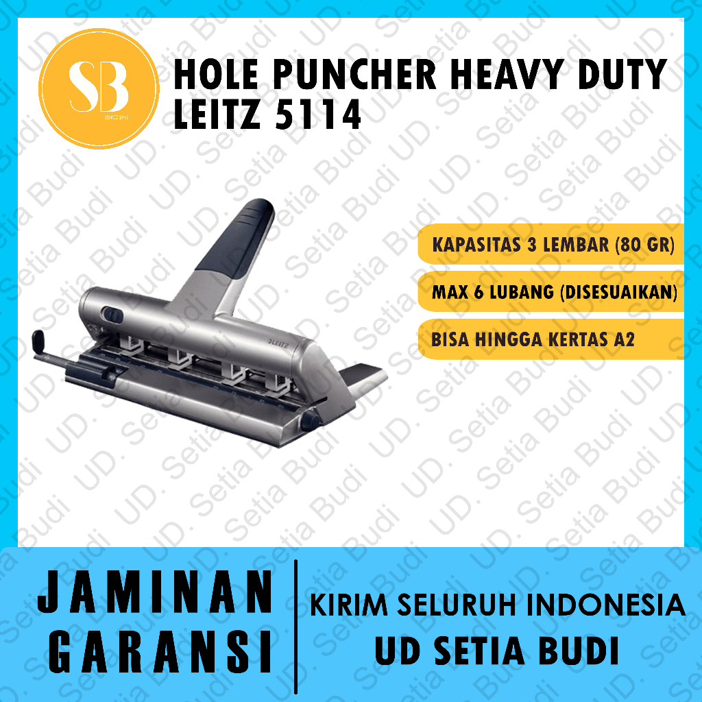 

Pelubang Kertas / Hole Punch Heavy Duty Leitz 5114