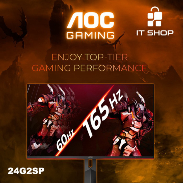 Jual AOC Monitor Gaming 23.8 24G2SP Full HD 165 Hz G-SYNC Diskon