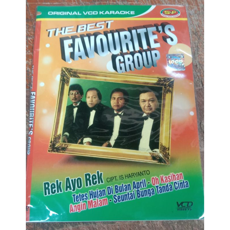 Kaset Vcd original lagu Favourite's group ( Rek ayo rek)