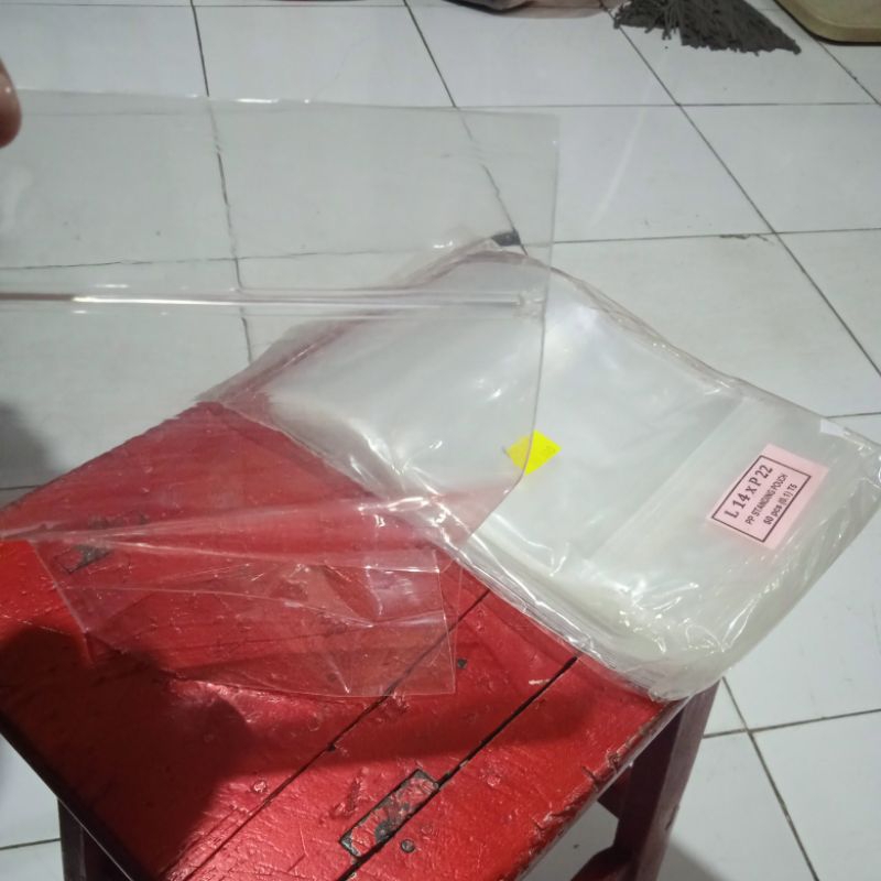 Standing Pouch / Kemasan Plastik Berdiri - isi 50 pcs UK 14x22