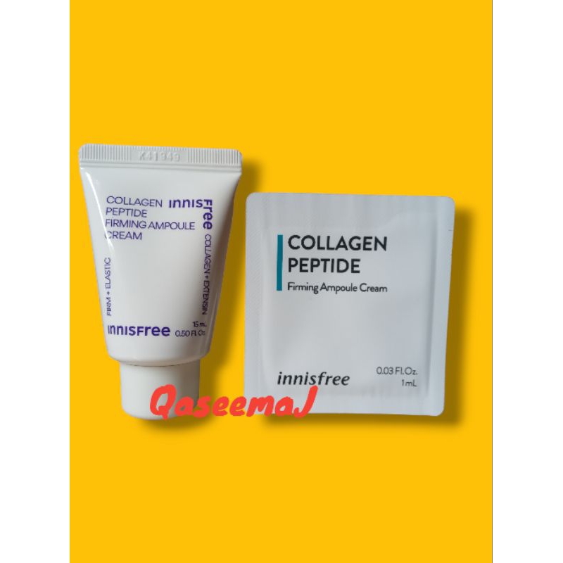 INNISFREE COLLAGEN PEPTIDE FIRMING AMPOULE CREAM 15 ML TRAVEL KIT