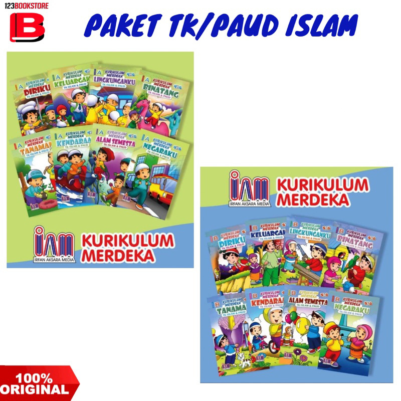 Buku Paket TK/PAUD Kurikulum Merdeka Belajar / Islam