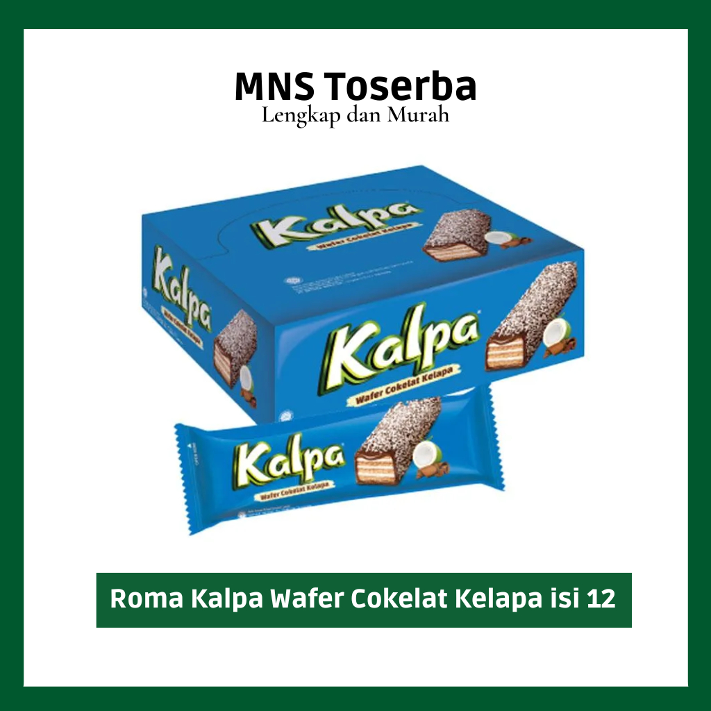 

Kalpa Wafer Rasa Cokelat Kelapa 1 Box (12 Pcs)