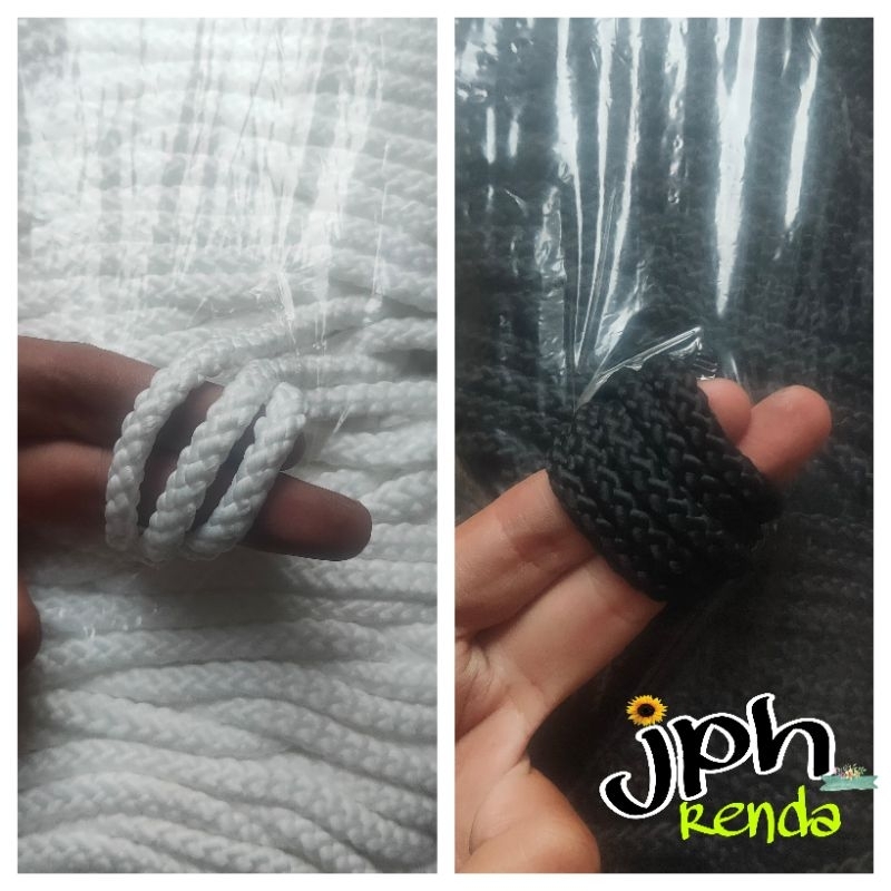 Tali kur bulat kepang, talikur bulat kepang 8mm, 6mm isi 1kg