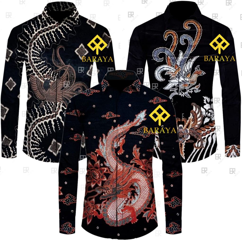KEMEJA BATIK PRIA LENGAN PANJANG BAJU BATIK PRIA ABADI BATIK KEMEJA BATIK PRIA LENGAN PANJANG MOTIF 