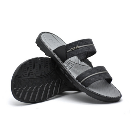 Carvil Sandal Casual Pria Dewasa Espresso Robert-02 Black