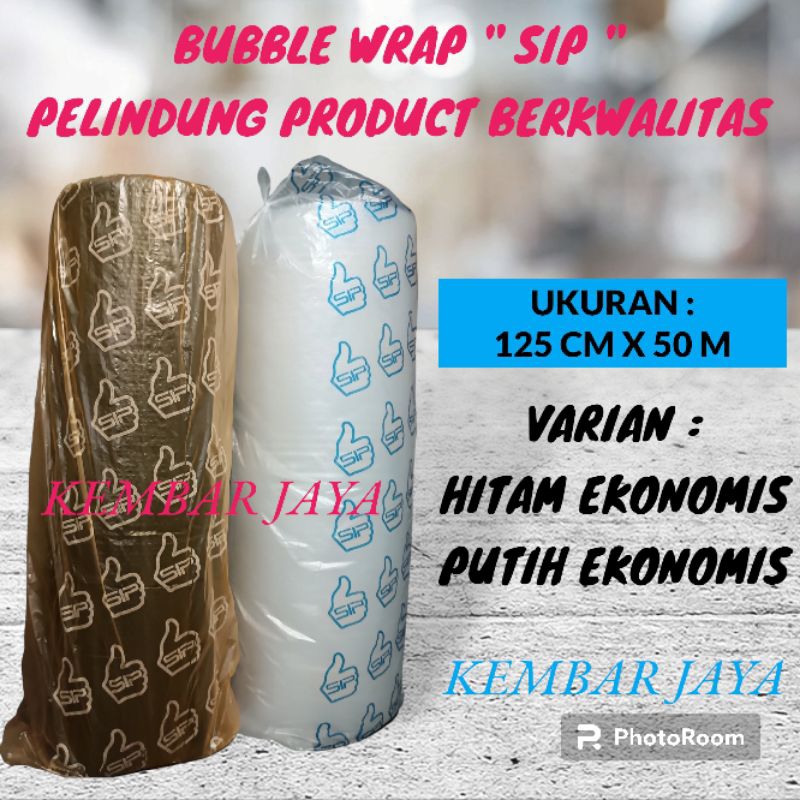 

bubble wrap sip plastik bubble wrap 125cm x 50 m 2.7kg ekonomis berkwalitas