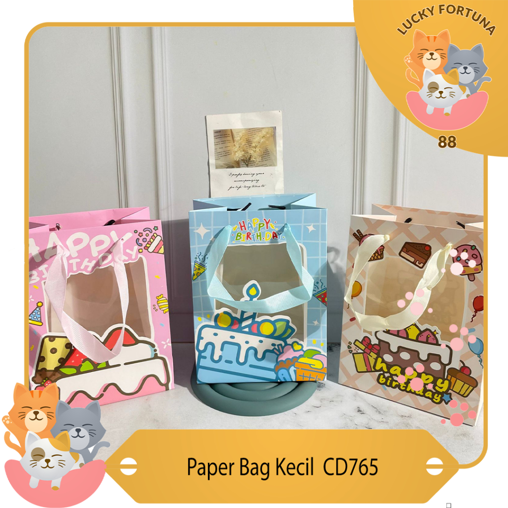 

Paperbag Happy Birthday Kecil CD-765 Paperbag ulang tahun ukuran kecil Paperbag Happy Birthday untuk souvenir Paperbag dengan tema Happy Birthday Paperbag kecil untuk acara ulang tahun