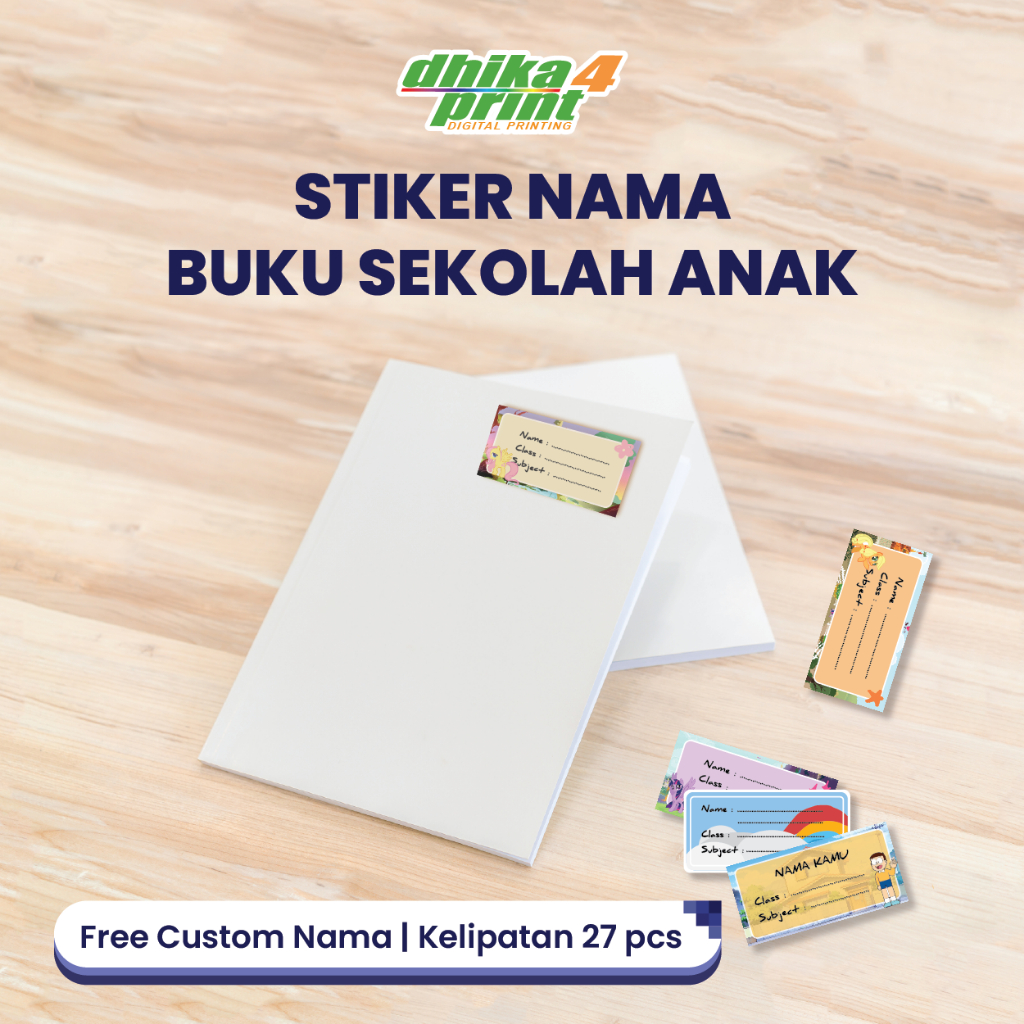 

Stiker Label Sekolah | Book Label Sticker | Stiker Buku Sekolah