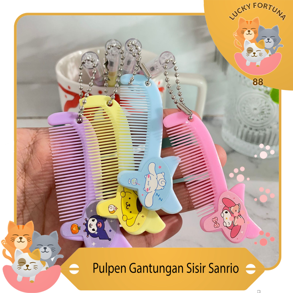

Pulpen Gantungan Sisir Sanrio Sanrio Gantungan Sisir dan Pulpen Pulpen Sisir Bergambar Sanrio Pulpen Sisir Sanrio Sanrio Pen and Comb Set Pulpen Unik Sanrio Gantungan Sisir