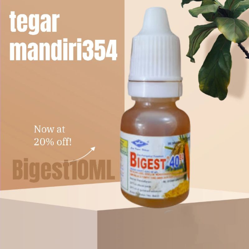zpt BIGEST 40EC 10ML / bigest 40ec zat perangsang tunas tumbuh tanaman