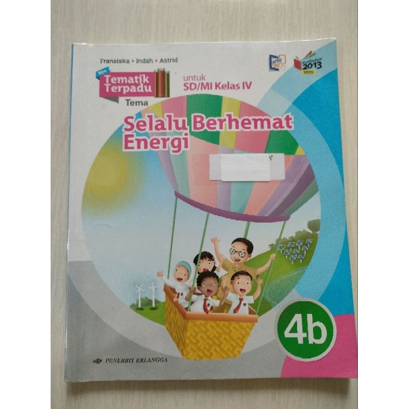 

Buku Tematik 4B Erlangga Kelas 4 SD edisi revisi