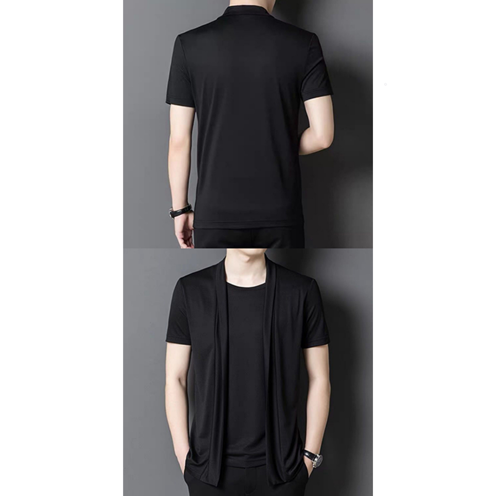 BEST SELLER FOBDG TSHIRT BLAZER BAYUR PRIA KAOS LENGAN PENDEK INNER DALAM MANYATU BLAZER PRIA