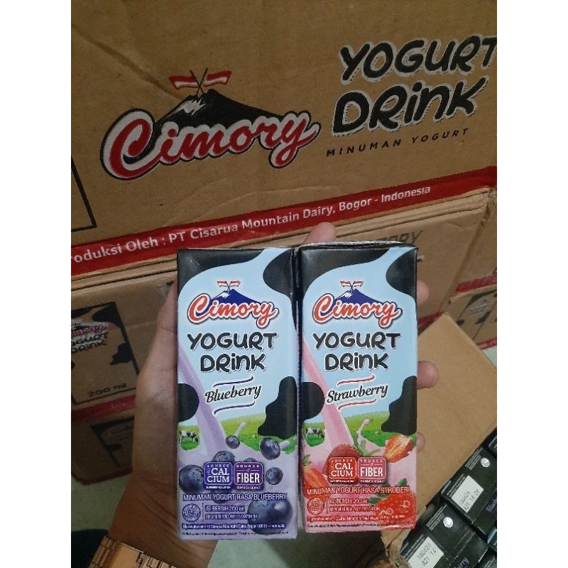 

Paket Usaha Cimory yogurt Drink 200ml Strawberry/Blueberry