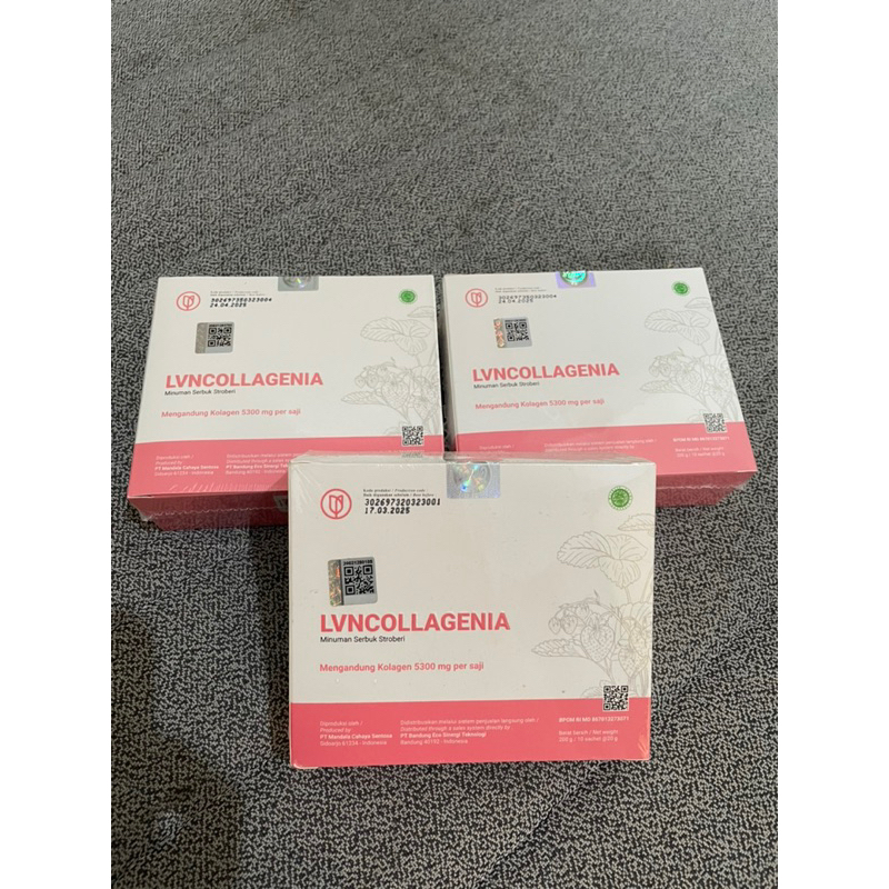 (1 BOX) LVN COLLAGEN MINUMAN COLLAGEN STRAWBERRY