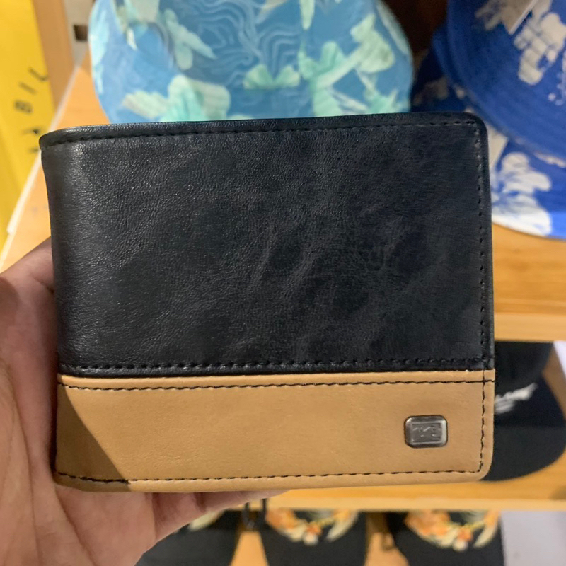 Dompet Pria Billabong Original Dimension Black Tan New