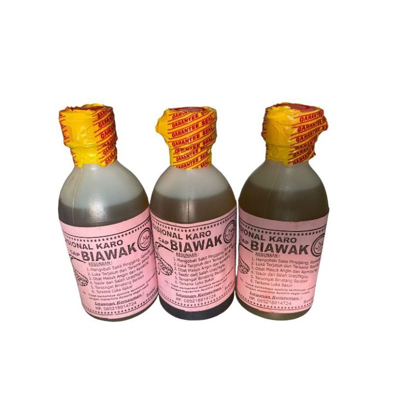 Minyak Karo Cap Biawak Minyak Urut