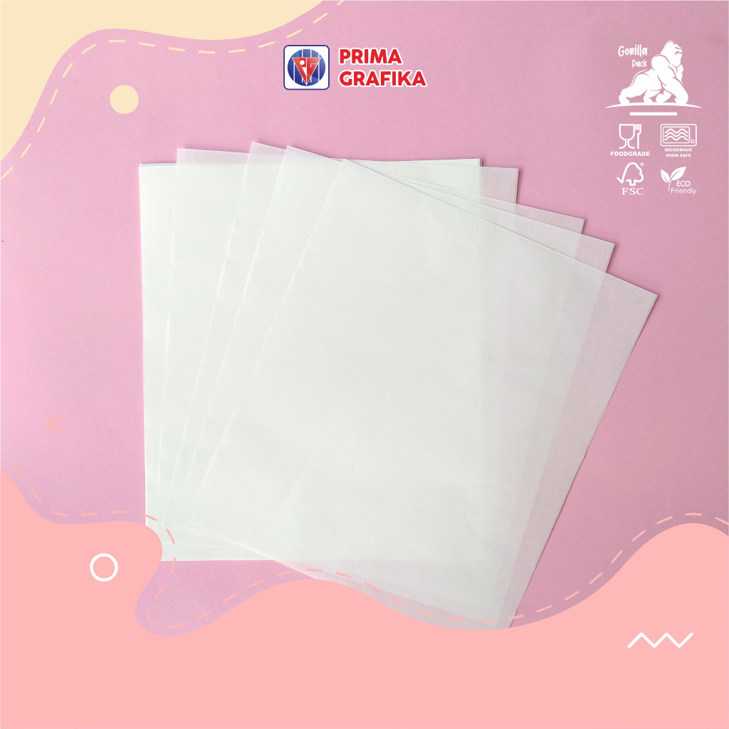 

Kertas Roti Foodgrade 22 x 55 cm Greaseproof - Wrap Paper / Kertas Pembungkus