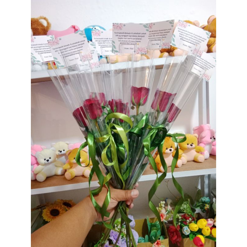 Bunga Mawar Tangkai Segar/Asli BUNGA MAWAR TANGKAI SEGAR BERKUALITAS