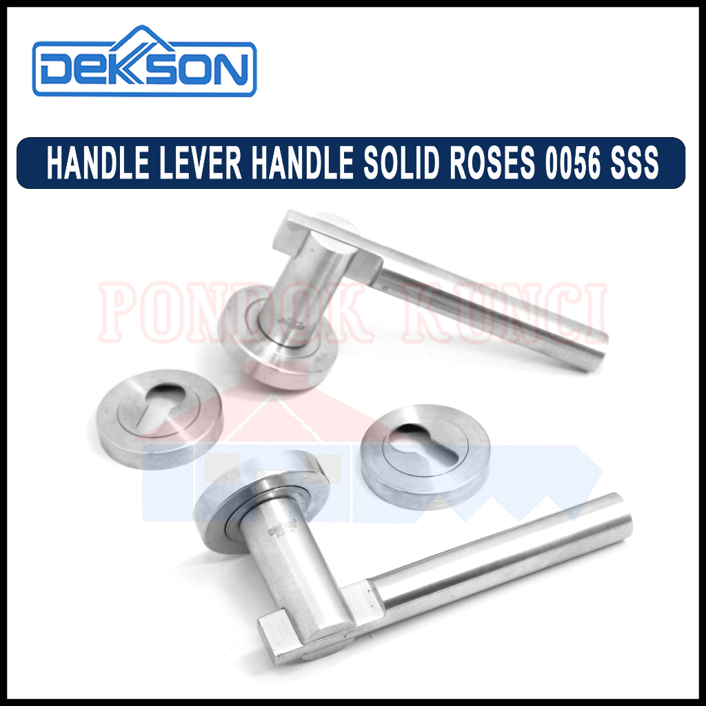 Handle Solid Dekkson LHSR 0056 SSS SUS 304 Gagang Handle Pintu Rumah Kunci Pisah Dekson
