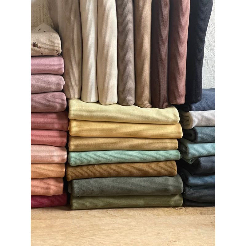 KAIN RIB KATUN / RIB KNIT KATUN GARMEN / KATUN RIB (kg)