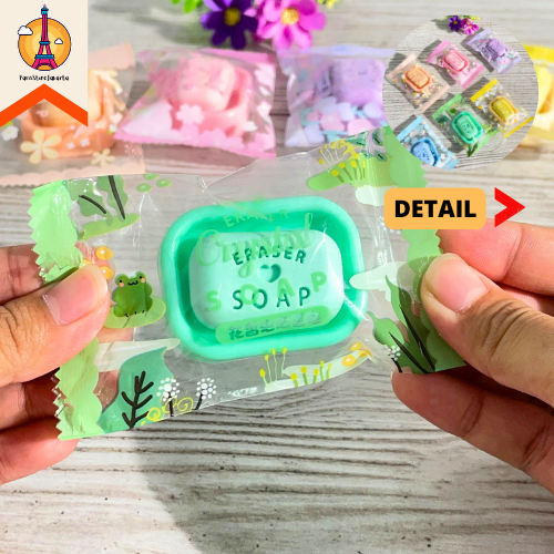 

Penghapus Karet Bentuk Sabun Batang 6 Warna XGD-6077 Cute Miniatur Eraser Stationery For School Alat Tulis Kantor Sekolah Ready Grosir Kado Ulang Tahun READY COD