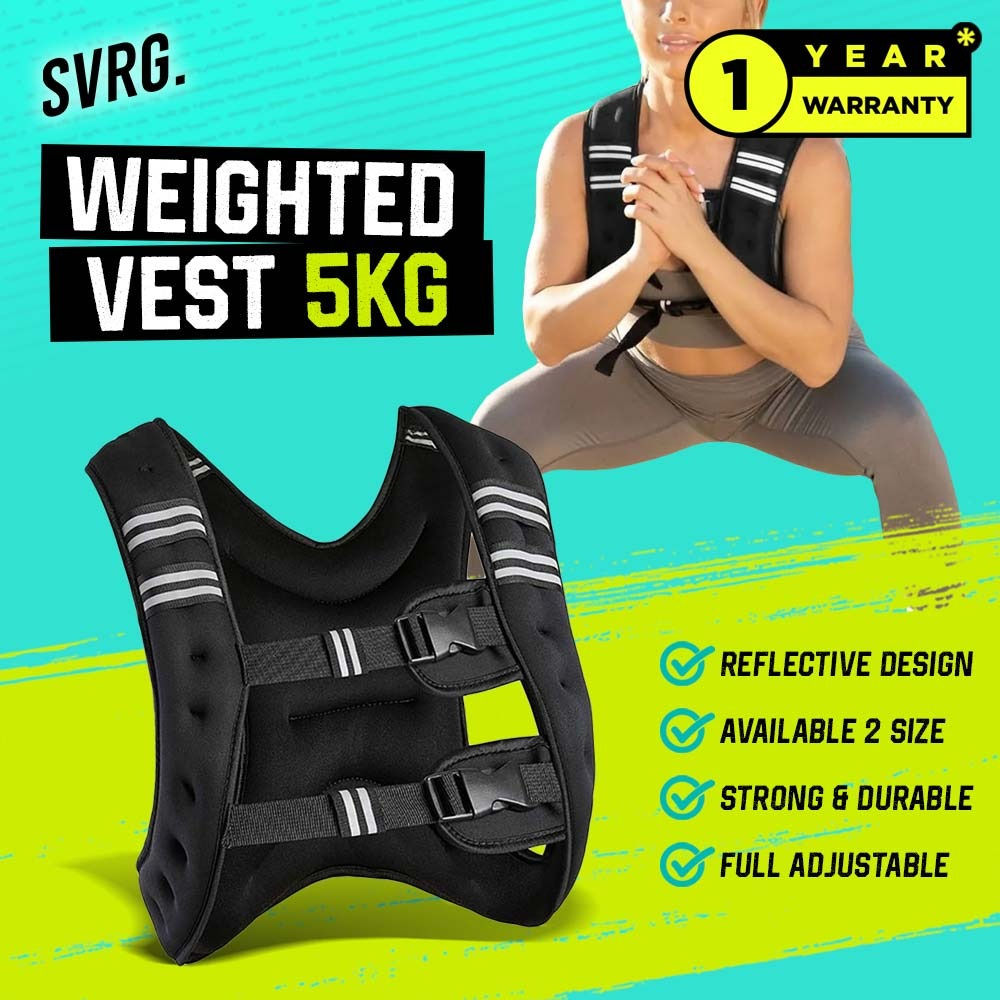 The Republic of Svarga Weighted Vest - 5KG - Rompi Beban - Pemberat Weight Vest Bending