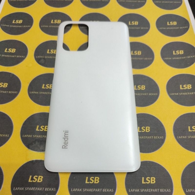 BACKGLASS XIAOMI REDMI NOTE 10 WHITE ORIGINAL BEKAS