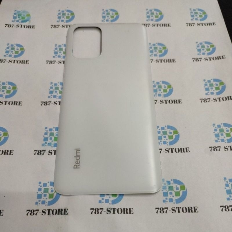 BACKGLASS XIAOMI REDMI NOTE 10 WHITE ORIGINAL BEKAS
