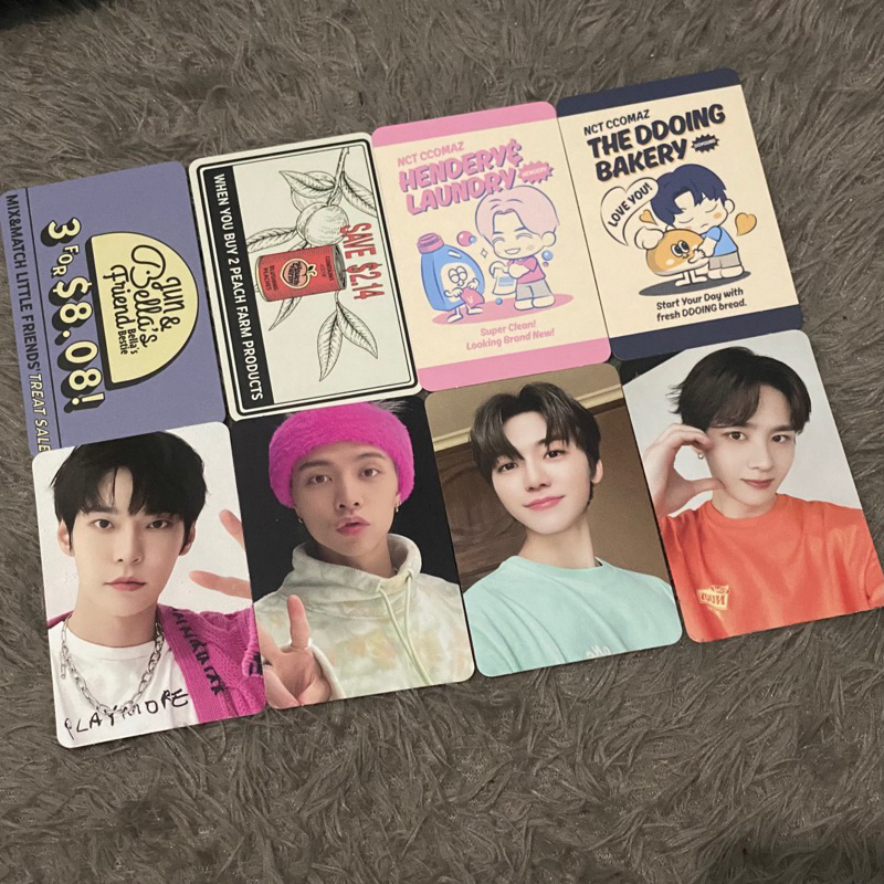 Trading Card MD Ccomaz r2 Green Orange - Jaemin Johnny Doyoung