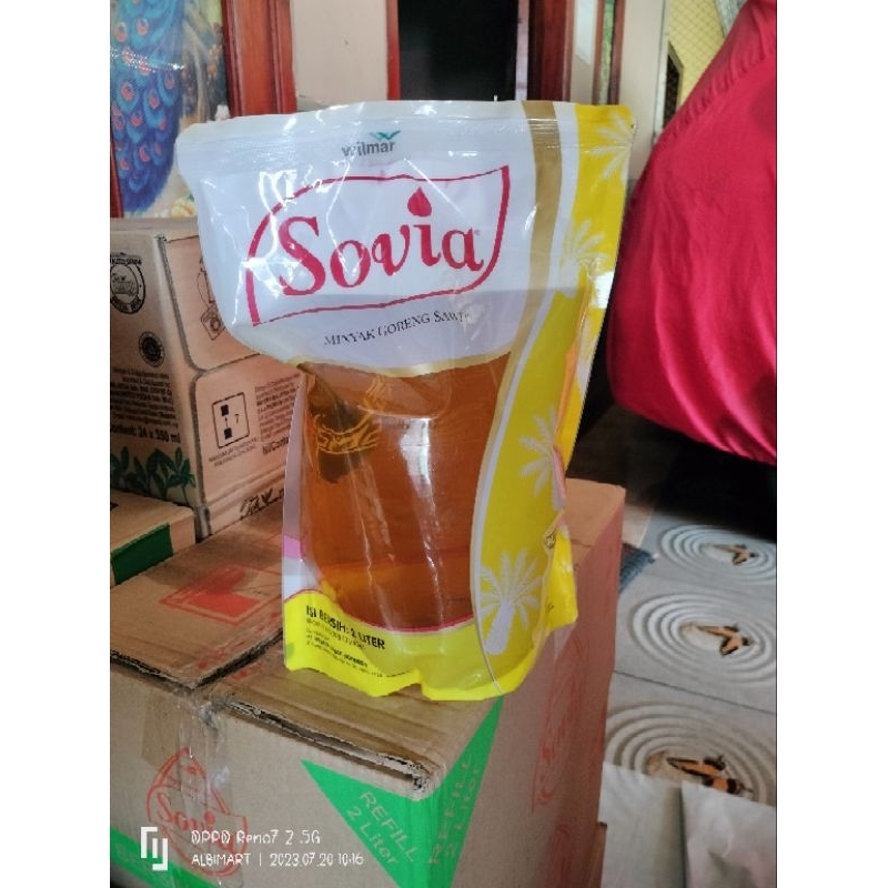 

Minyak goreng Sovia 1 liter