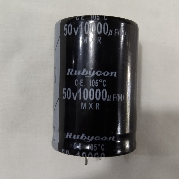 ELCO CAPACITOR 10000UF 50V RUBYCON ELKO ELCO 10000 50V