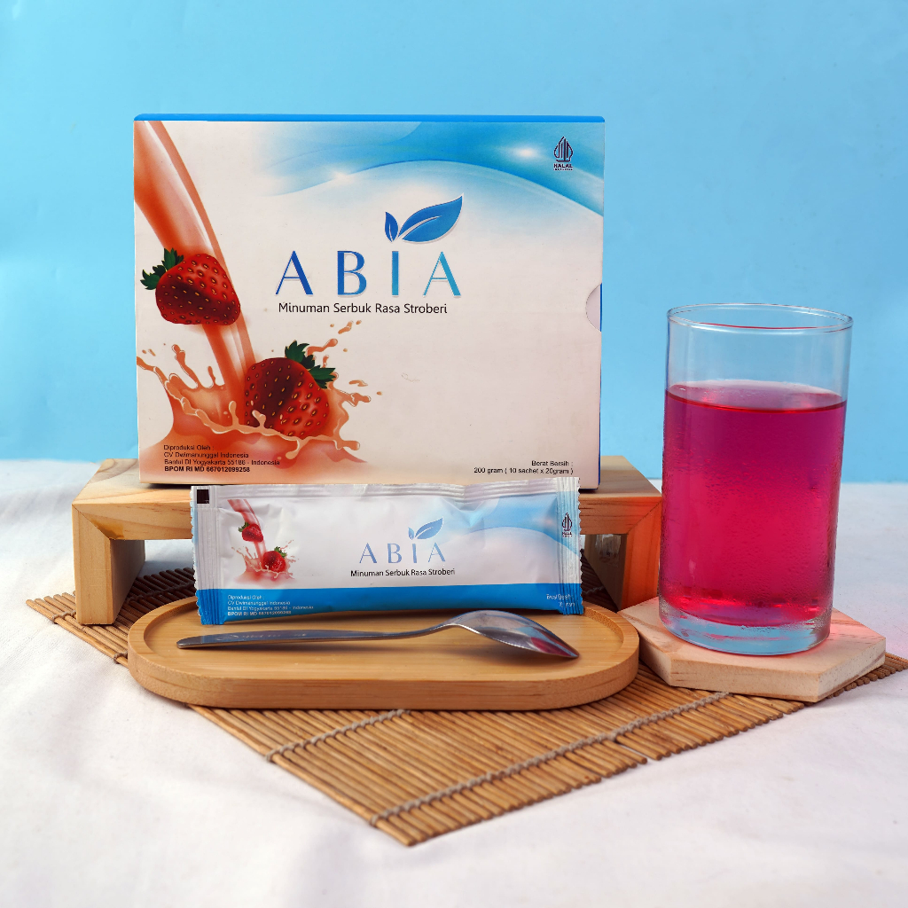 

MINUMAN KOLLAGEN RASA STROBERI ABIA BEAUTY (KEMASAN BOX ) ( PROMO BELI 3 GRATIS 1 )