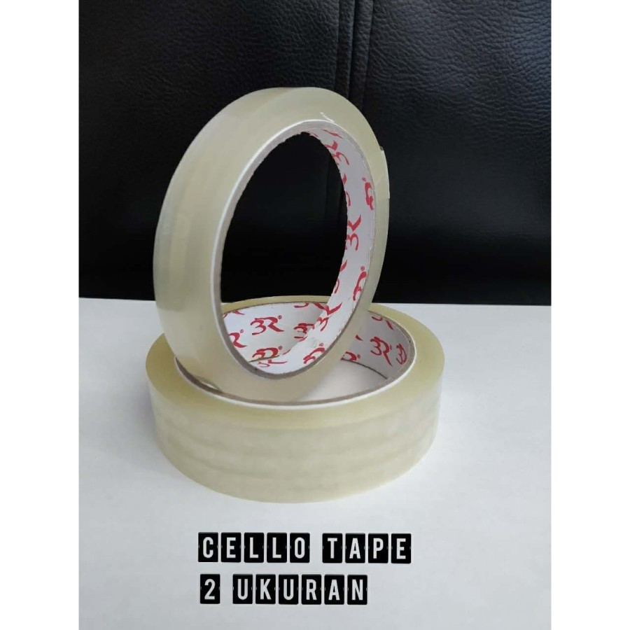 

Isolasi / Selotip / Cello tape Bening 1/2" - 3R